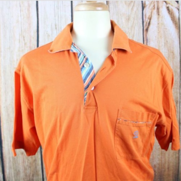 Paul & Shark Yachting XXL Polo Shirt Orange S/S - Picture 1 of 6